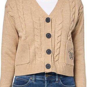 Tommy Hilfiger Women's Boxy Varsity Cable Cardigan